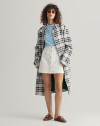 Polo in piqu&eacute; con colletto a contrasto