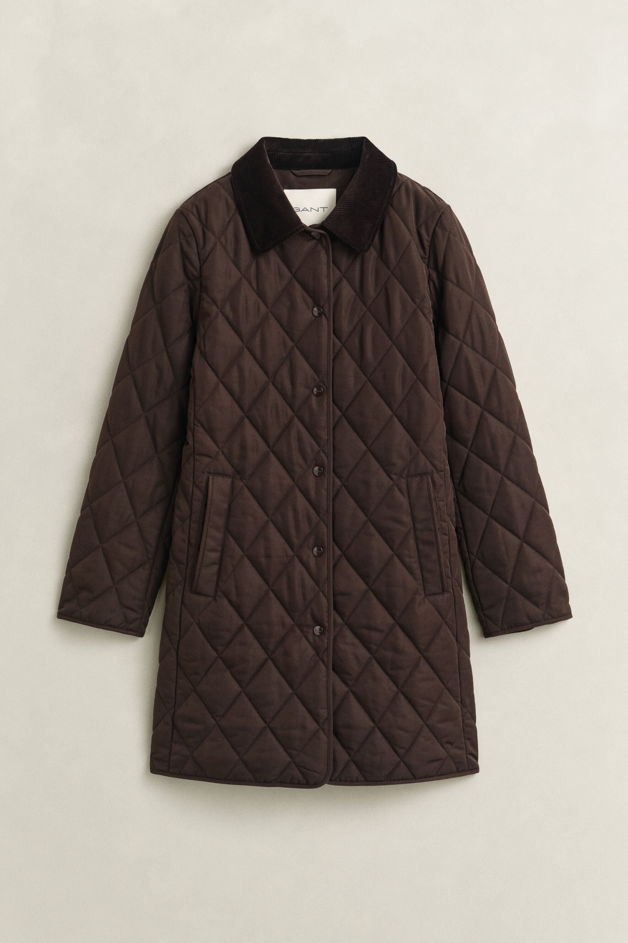 Cappotto trapuntato aderente