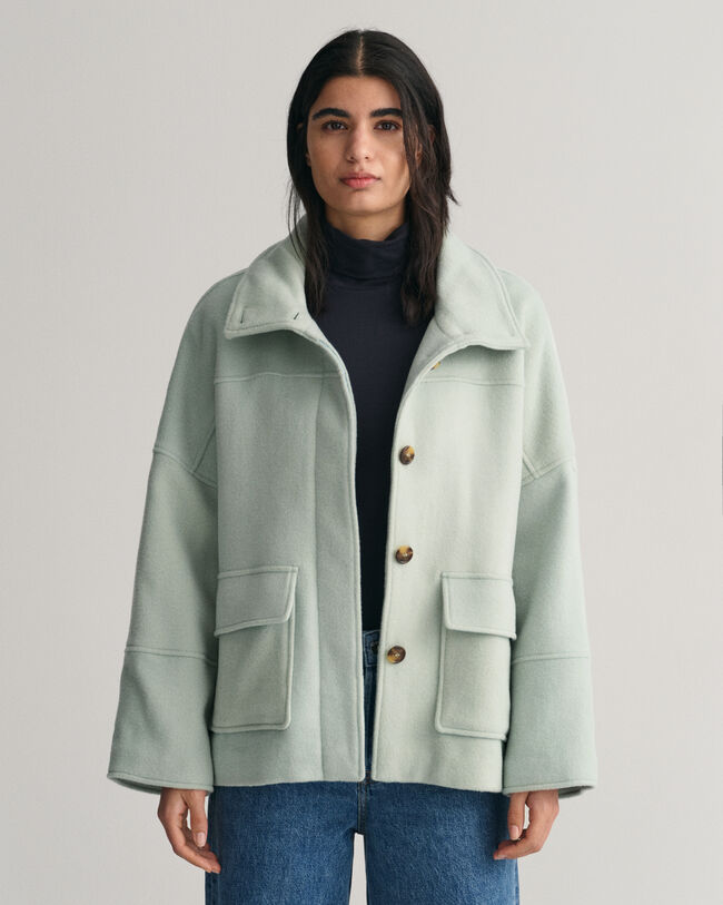 Giacca corta in lana