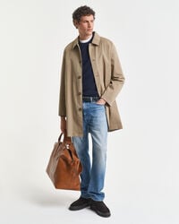 Maglia girocollo con micro texture