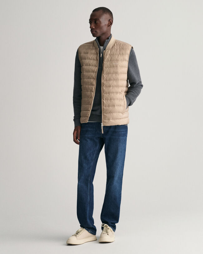 Smanicato bomber imbottito leggero