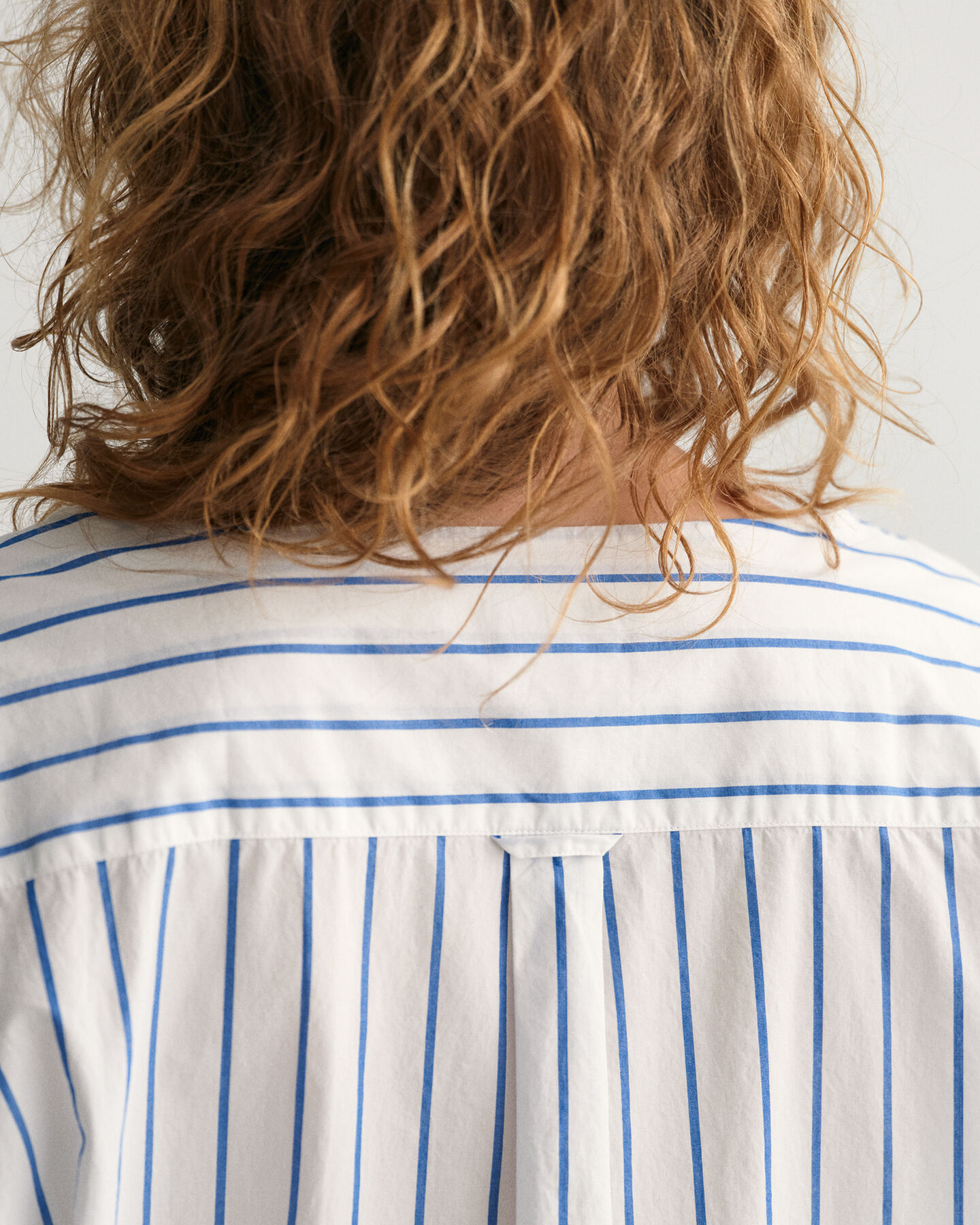 Camicia a righe popover relaxed fit