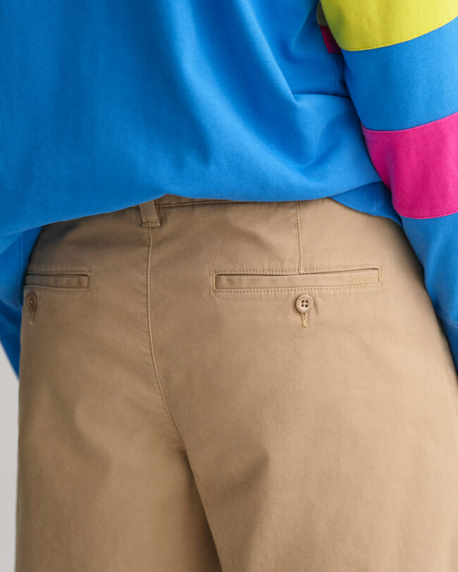 Pantaloncini con pinces relaxed fit