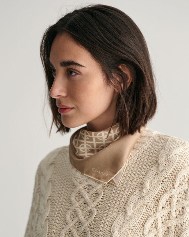 Foulard in seta G Patterned