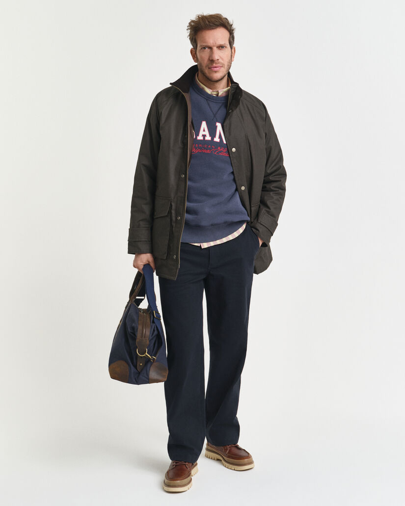 Felpa girocollo stampa College