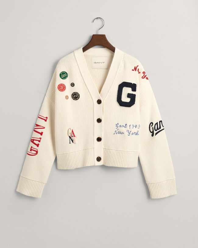 Cardigan corto GANT Varsity