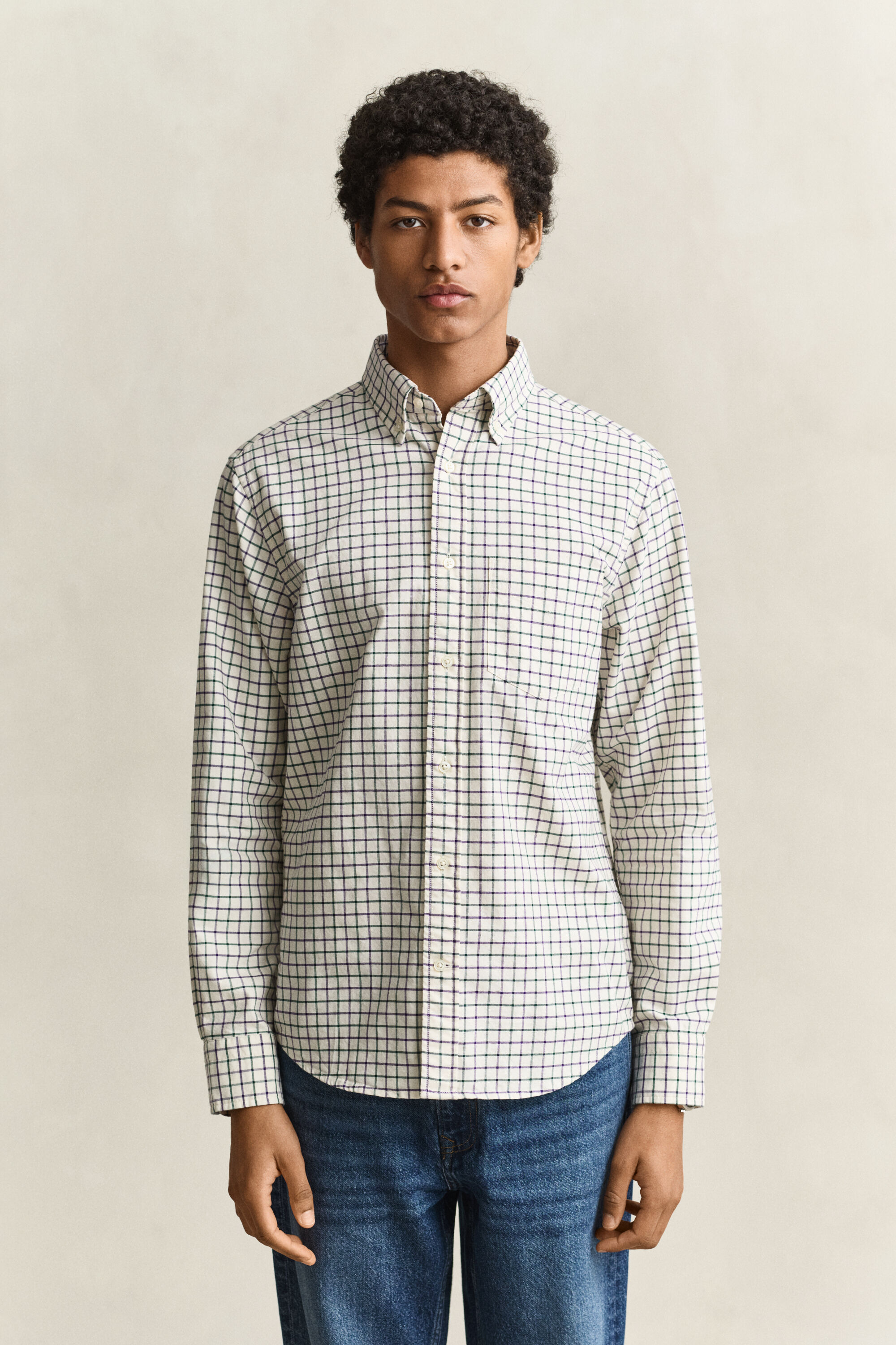 Camicia Oxford Archive a quadri