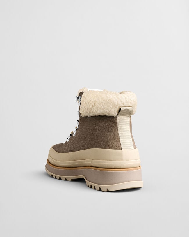 Stivaletti Wintly in camoscio con lacci