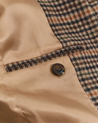 Blazer pied-de-poule in lana regular fit