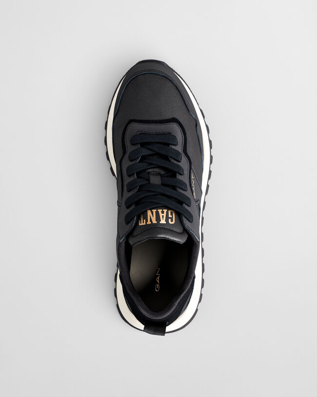 Sneakers Caffay in camoscio e raso