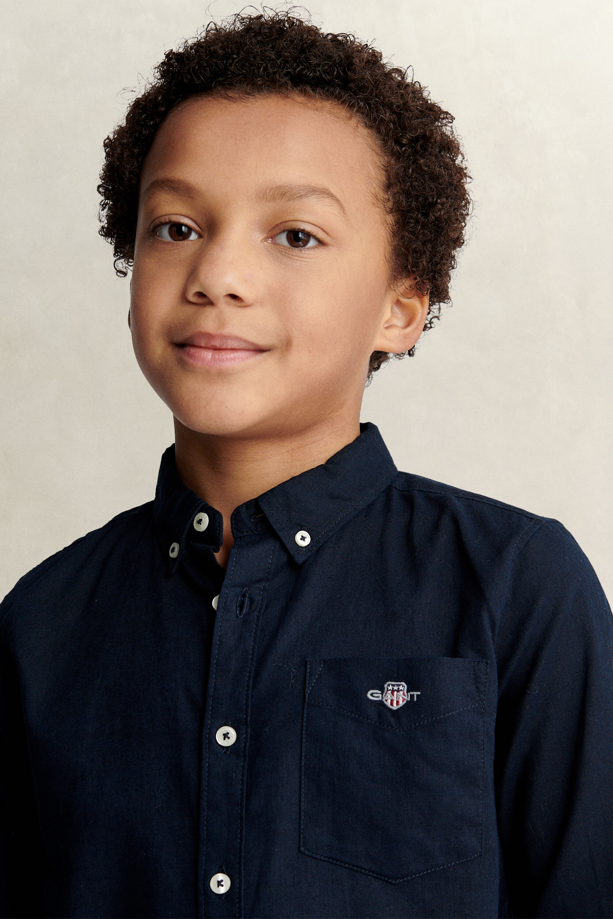 Camicia in misto lino Teen Boys