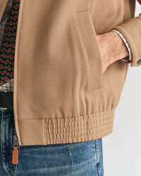 Giacca Harrington in misto lana