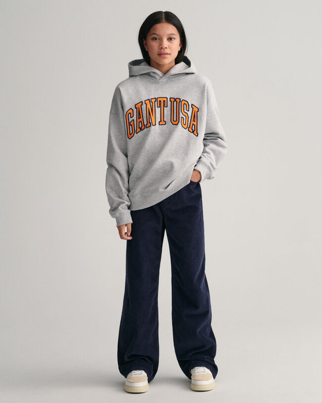 Pantaloni in velluto a coste e gamba larga Teen Girls