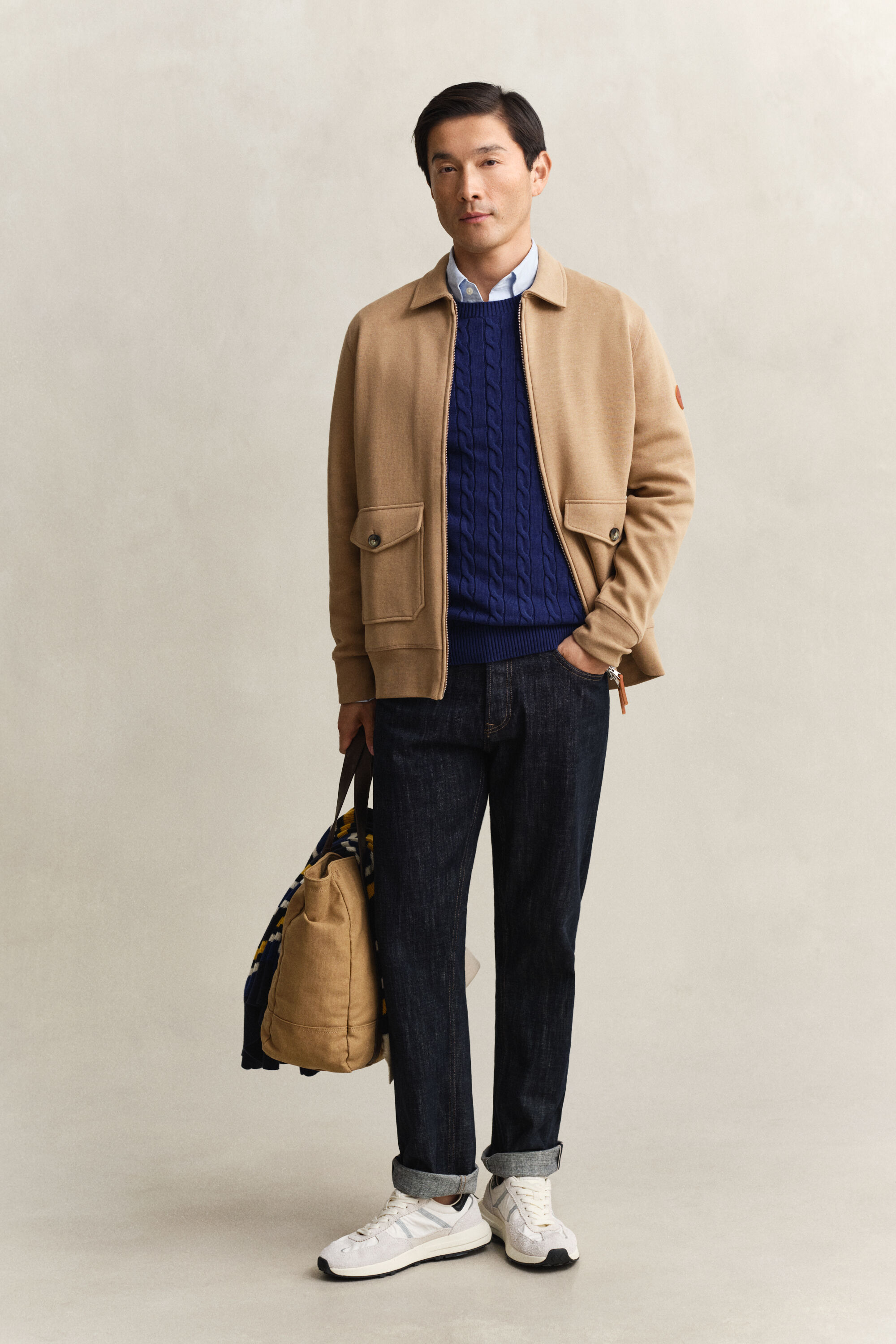 Felpa in Ponte Di Roma con zip