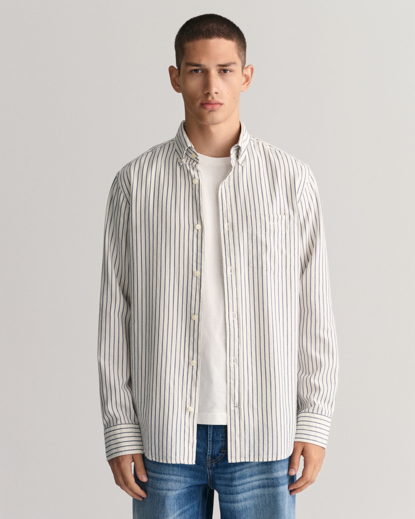 Camicia Archive Oxford a righe regular fit