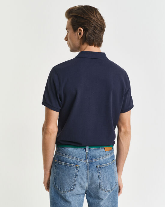 Polo Shield in piqué slim fit