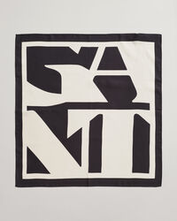 Sciarpa in seta Quadrat Logo