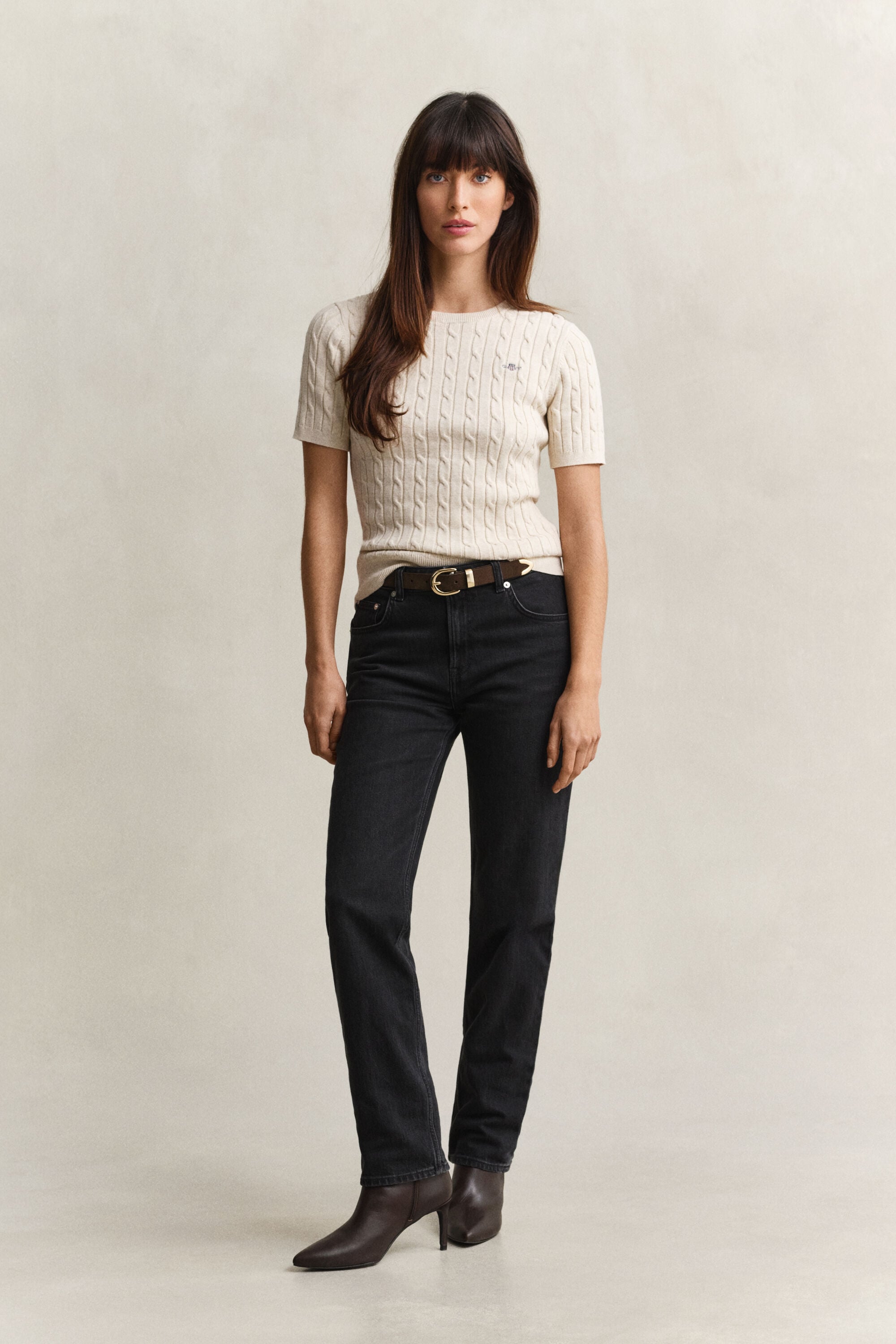 Jeans elasticizzati con gamba dritta