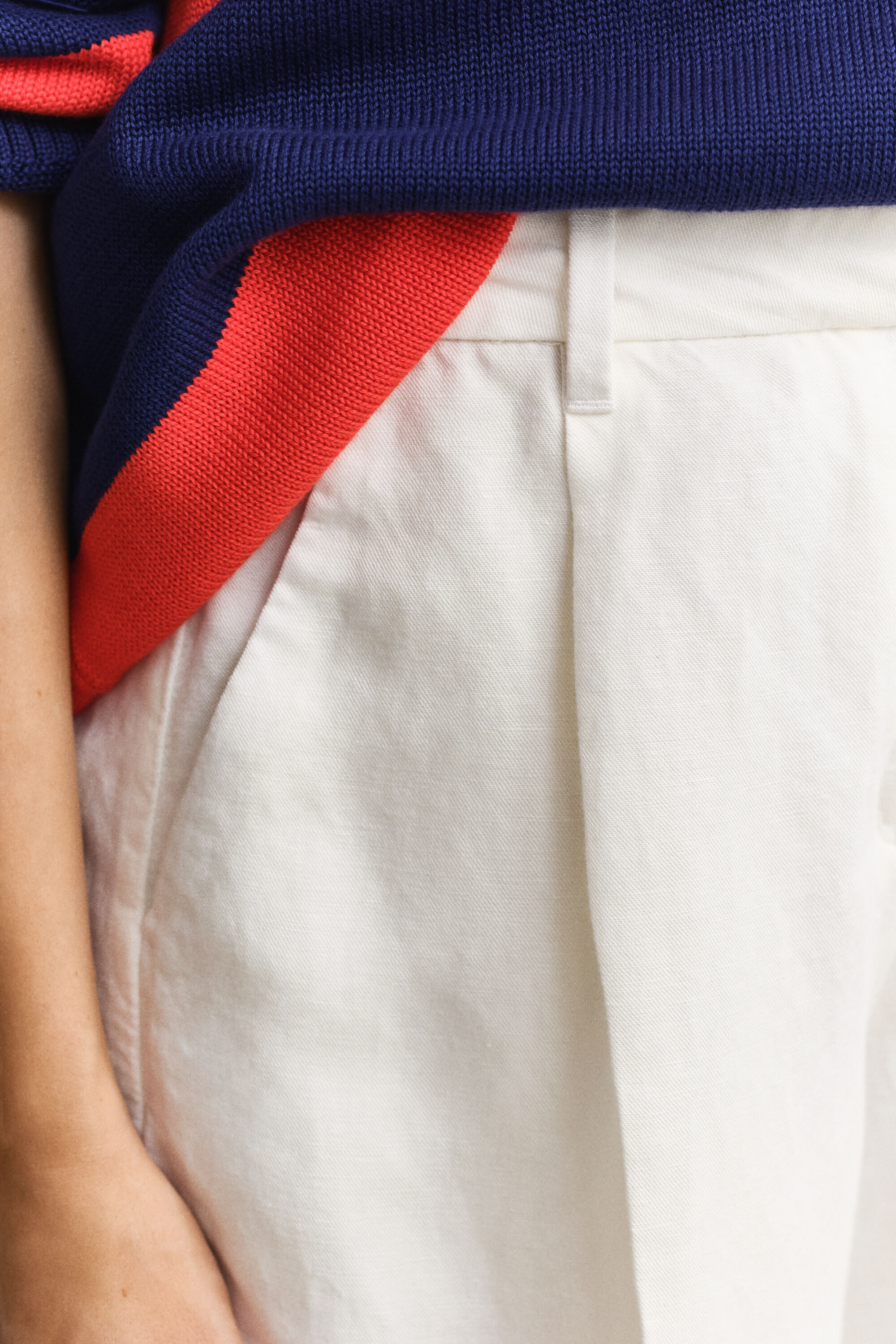 Pantaloncini sartoriali in misto lino