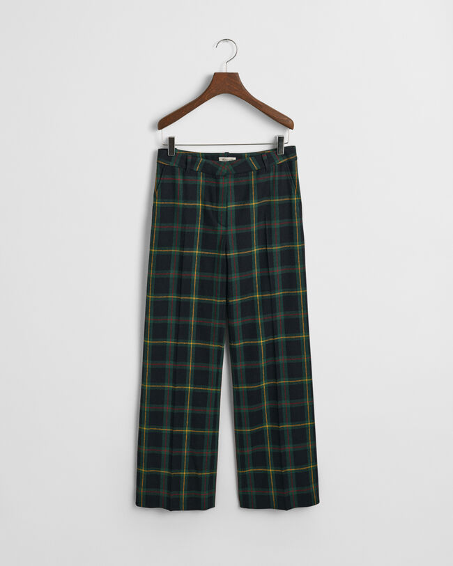 Pantaloni per abito a quadri gamba dritta