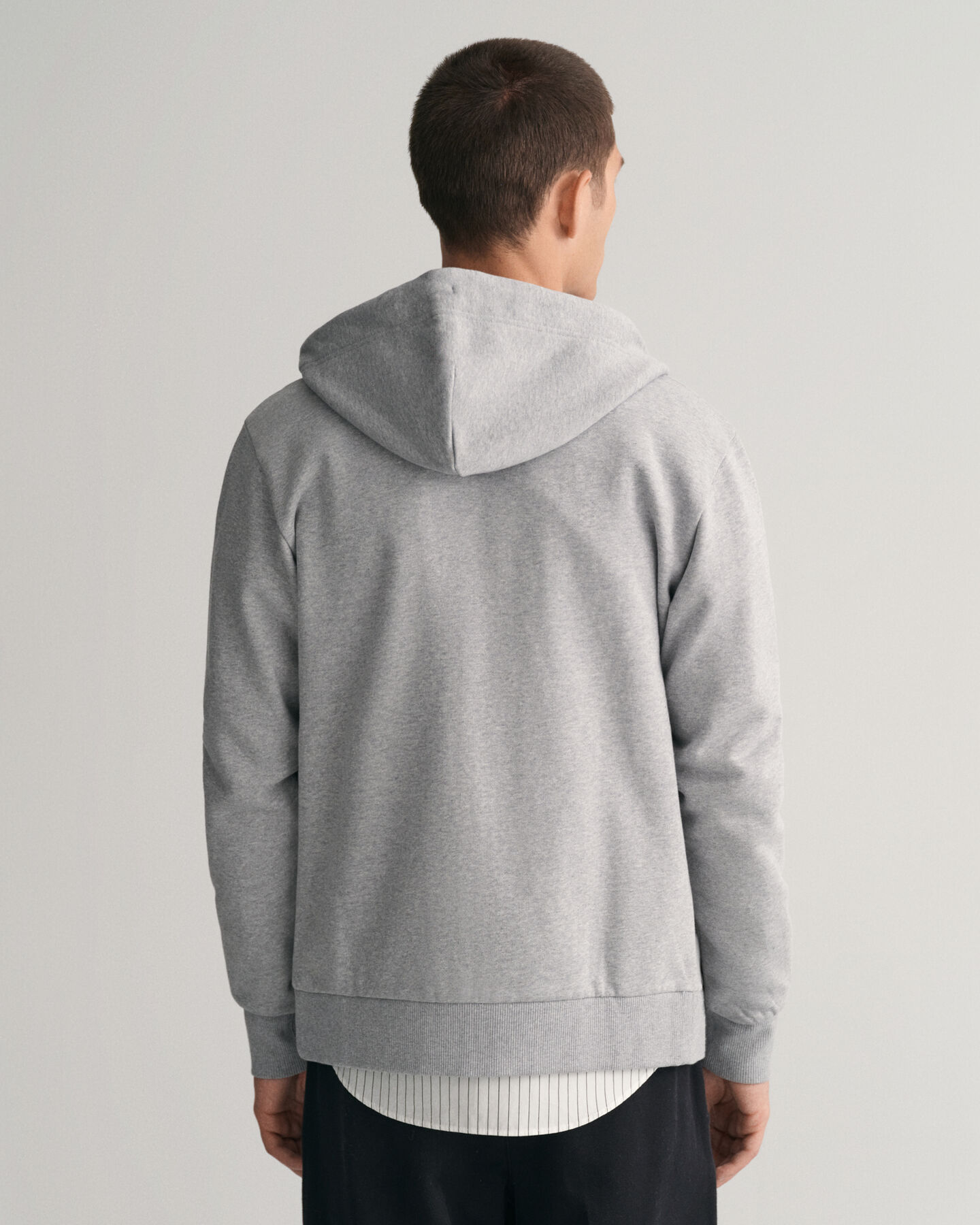 Felpa con zip e cappuccio Tonal Shield