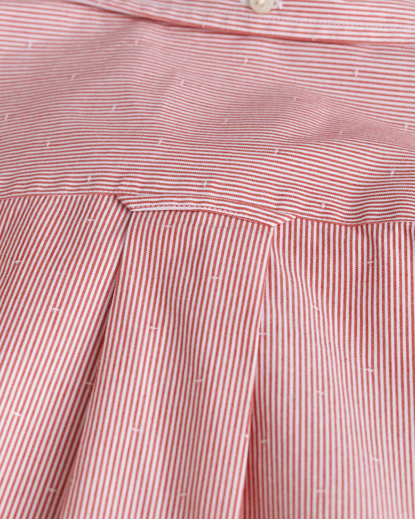 Camicia a pois in dobby a righe regular fit