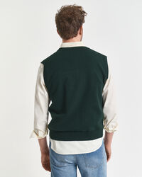 Piumino smanicato in cotone classico