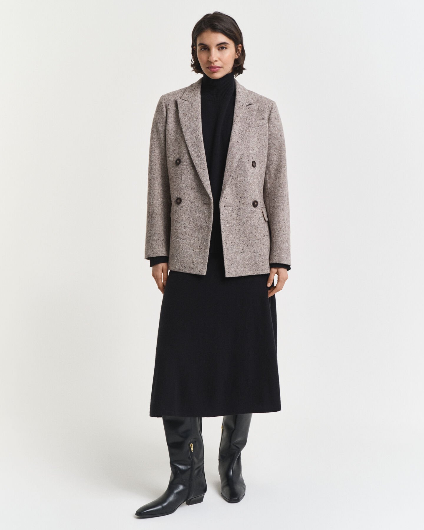 Maglia a collo alto in finissima lana d’agnello