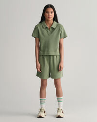 Pantaloncini in spugna a vita alta Teen Girls