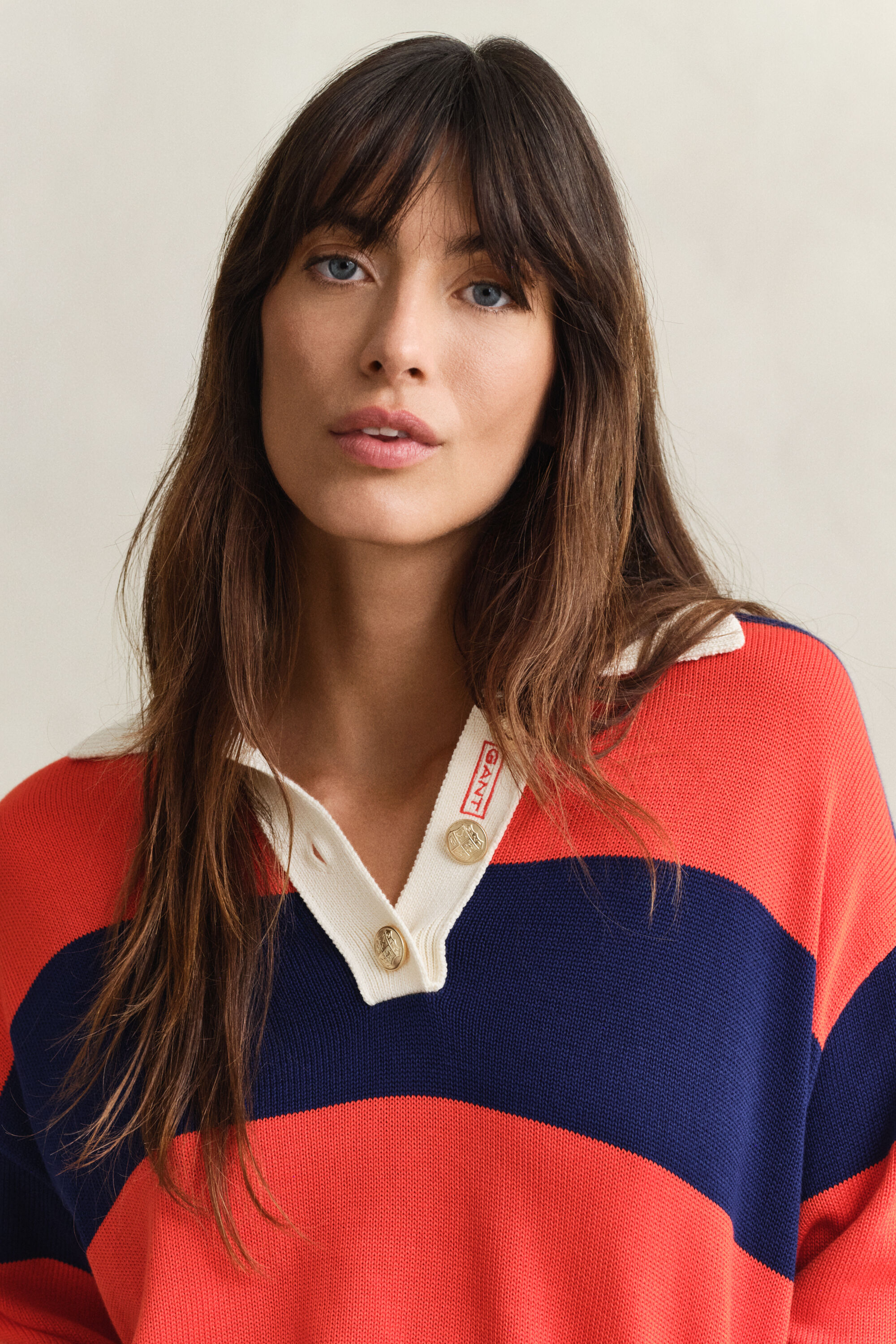 Rugger a righe in cotone