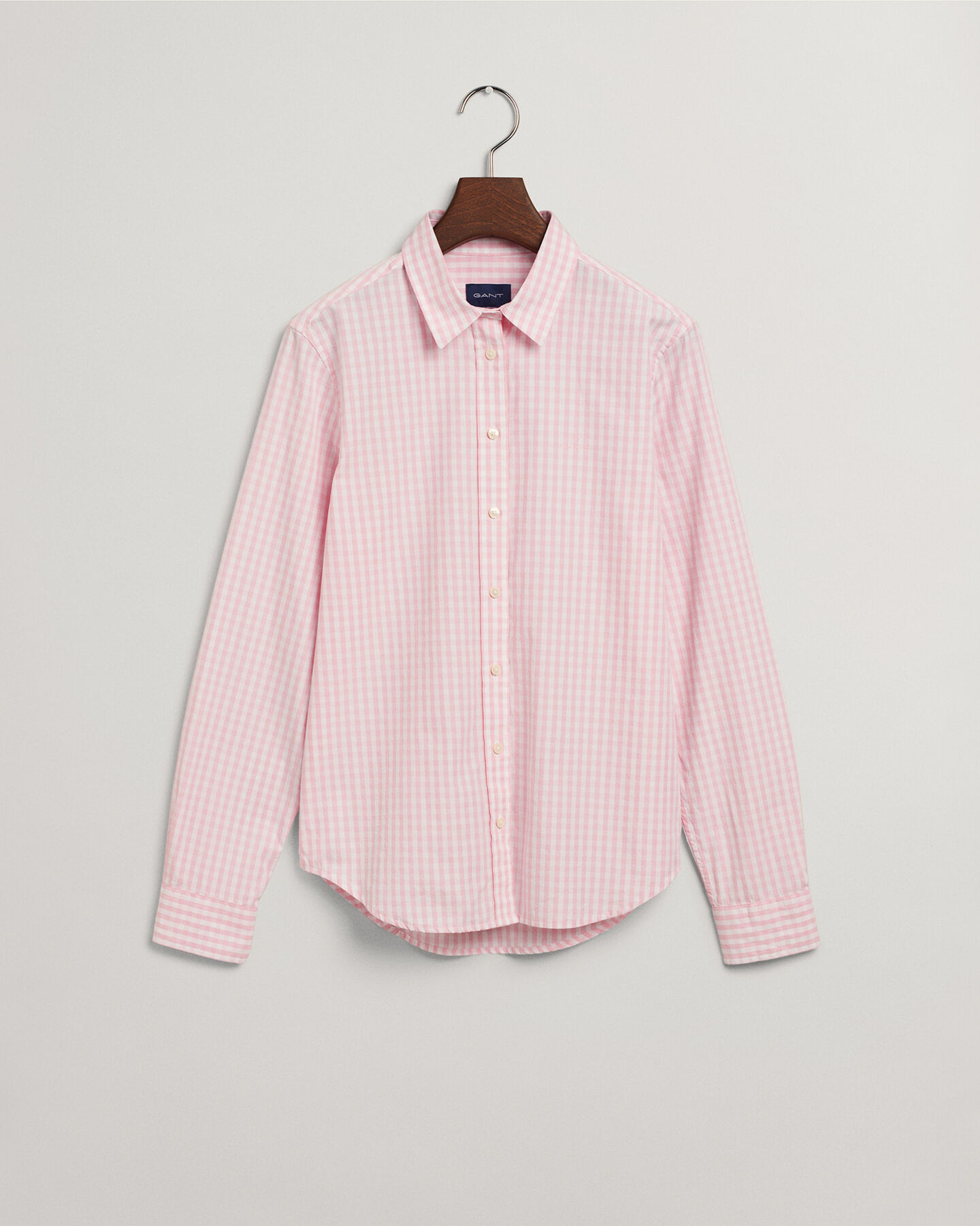 Camicia in broadcloth a quadri percalle regular fit