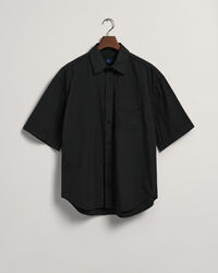 Camicia a maniche corte effetto sbiadito oversize