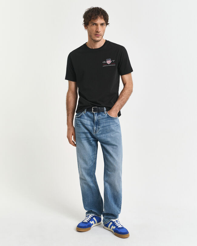 T-shirt Archive Shield ricamata