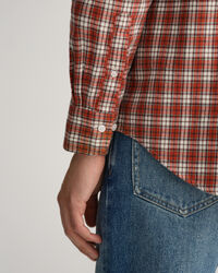 Camicia a quadri in flanella regular fit