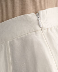 Gonna midi in lino-viscosa