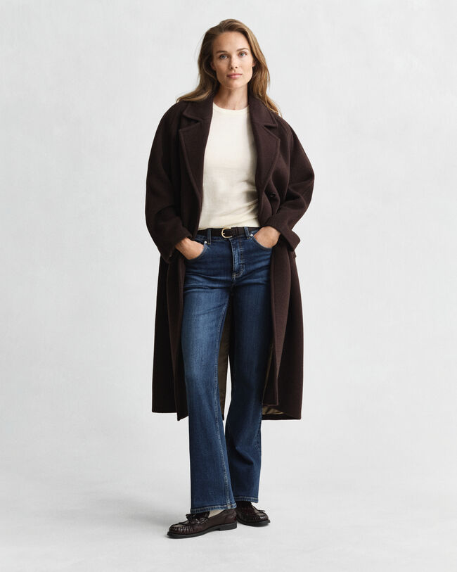 Maglia girocollo leggera a maniche corte