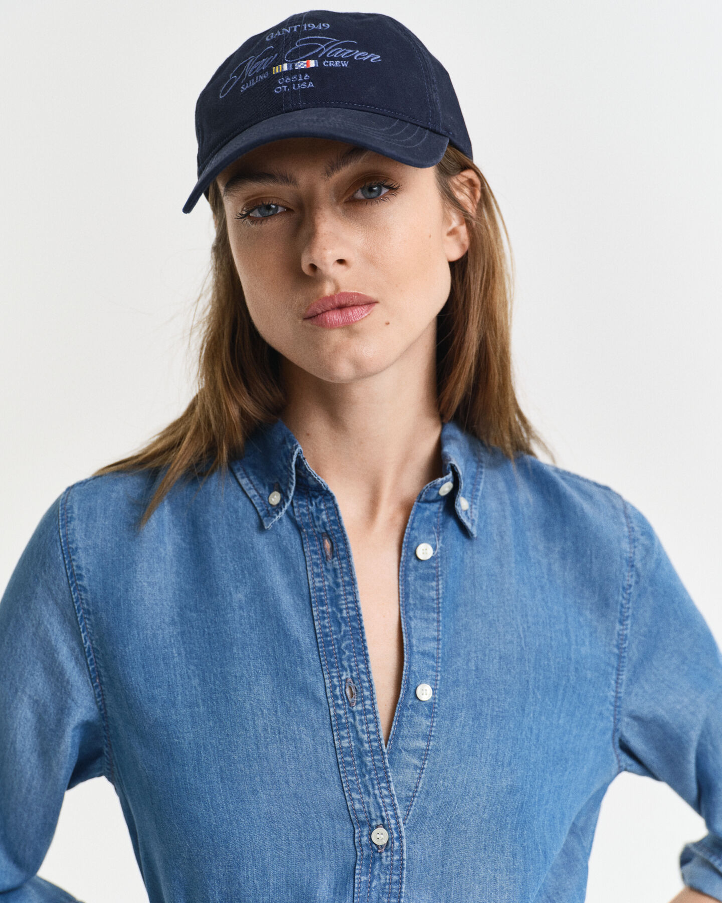 Abito chemisier in chambray