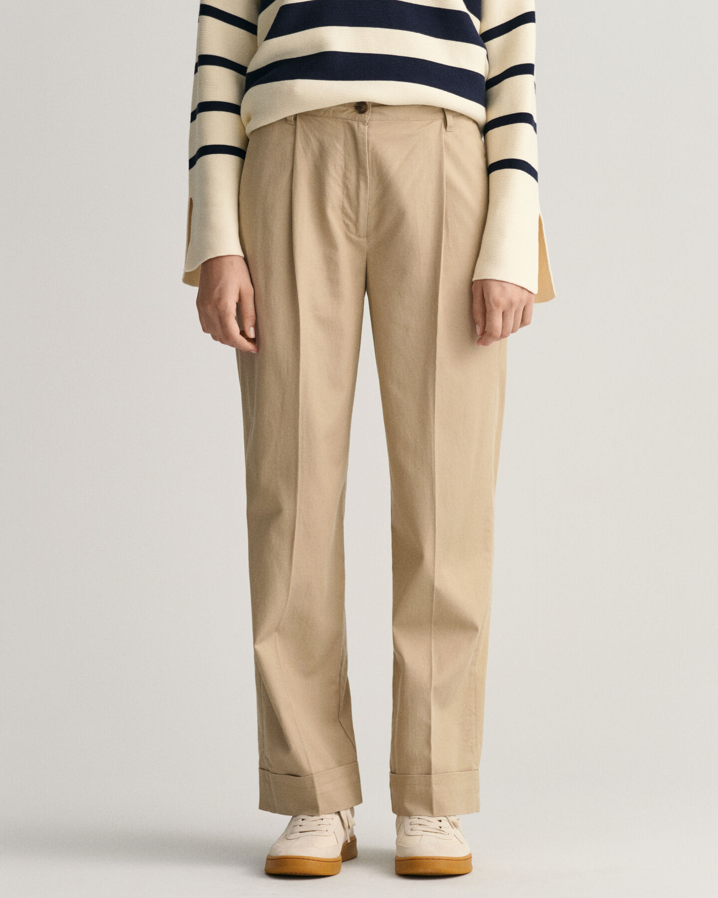 Pantaloni chino Turn-Up relaxed fit