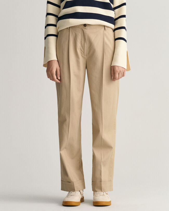 Pantaloni chino Turn-Up relaxed fit