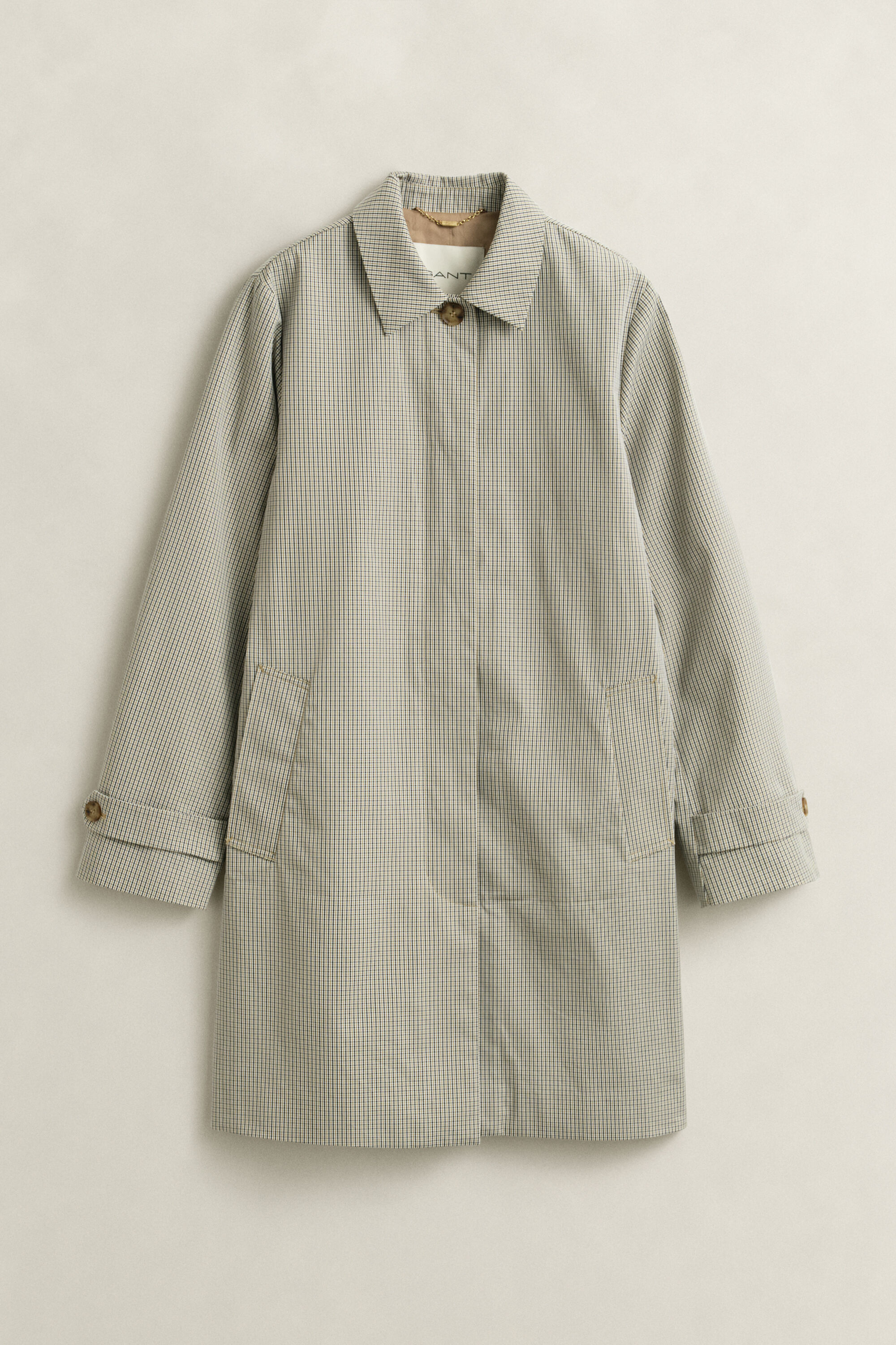 Impermeabile a quadri