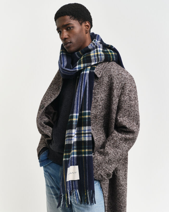 Sciarpa Tartan in misto cashmere
