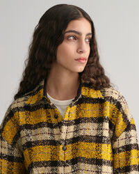 Camicia a quadri Boucl&eacute; oversize