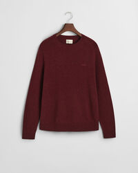 Maglia girocollo in misto lana