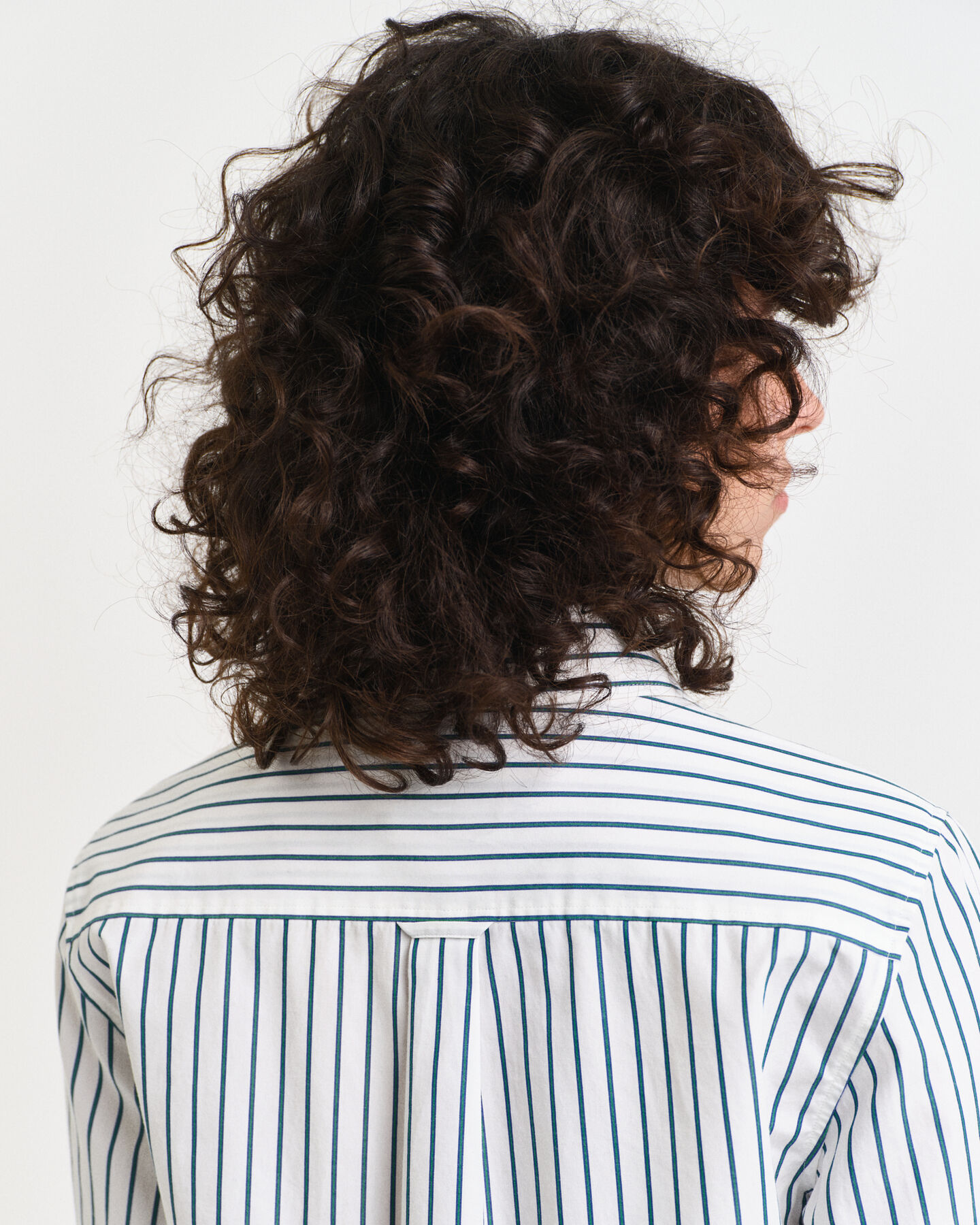 Camicia classica in popeline a righe regular fit