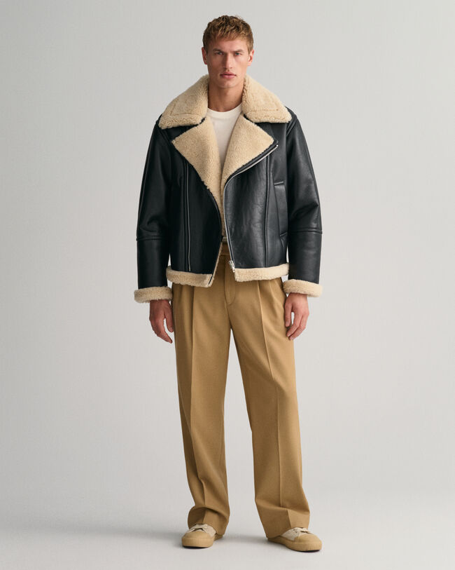 Giacca in montone pesante