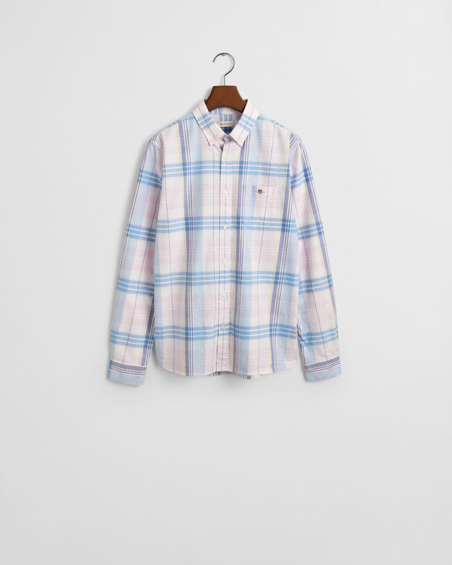 Camicia Oxford a quadri Teens