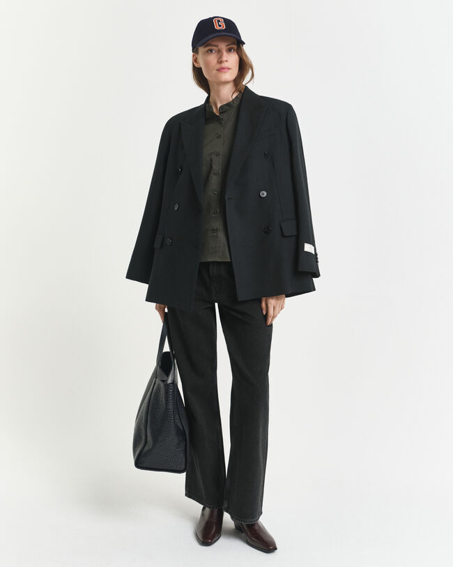 Blusa in raso di cotone