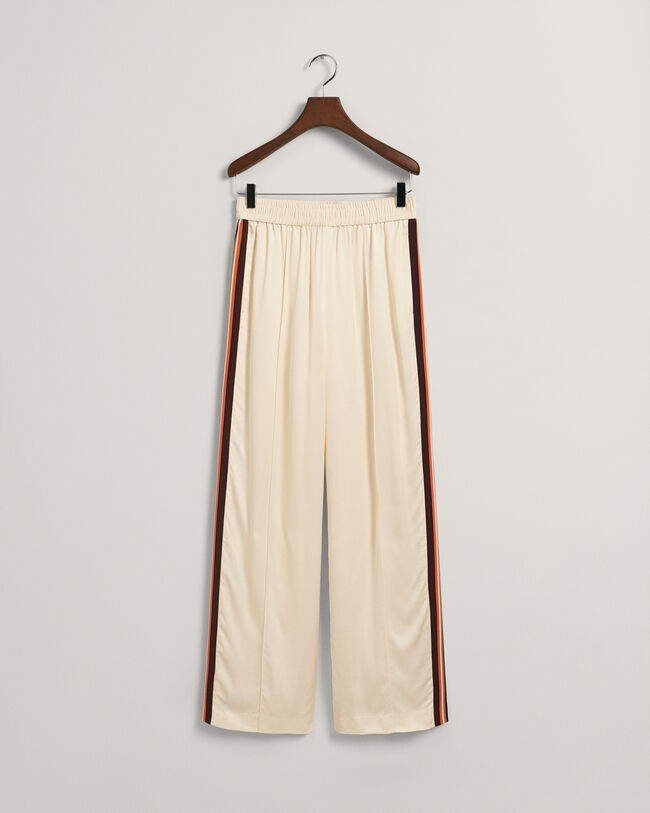 Pantaloni pull-on a righe relaxed fit