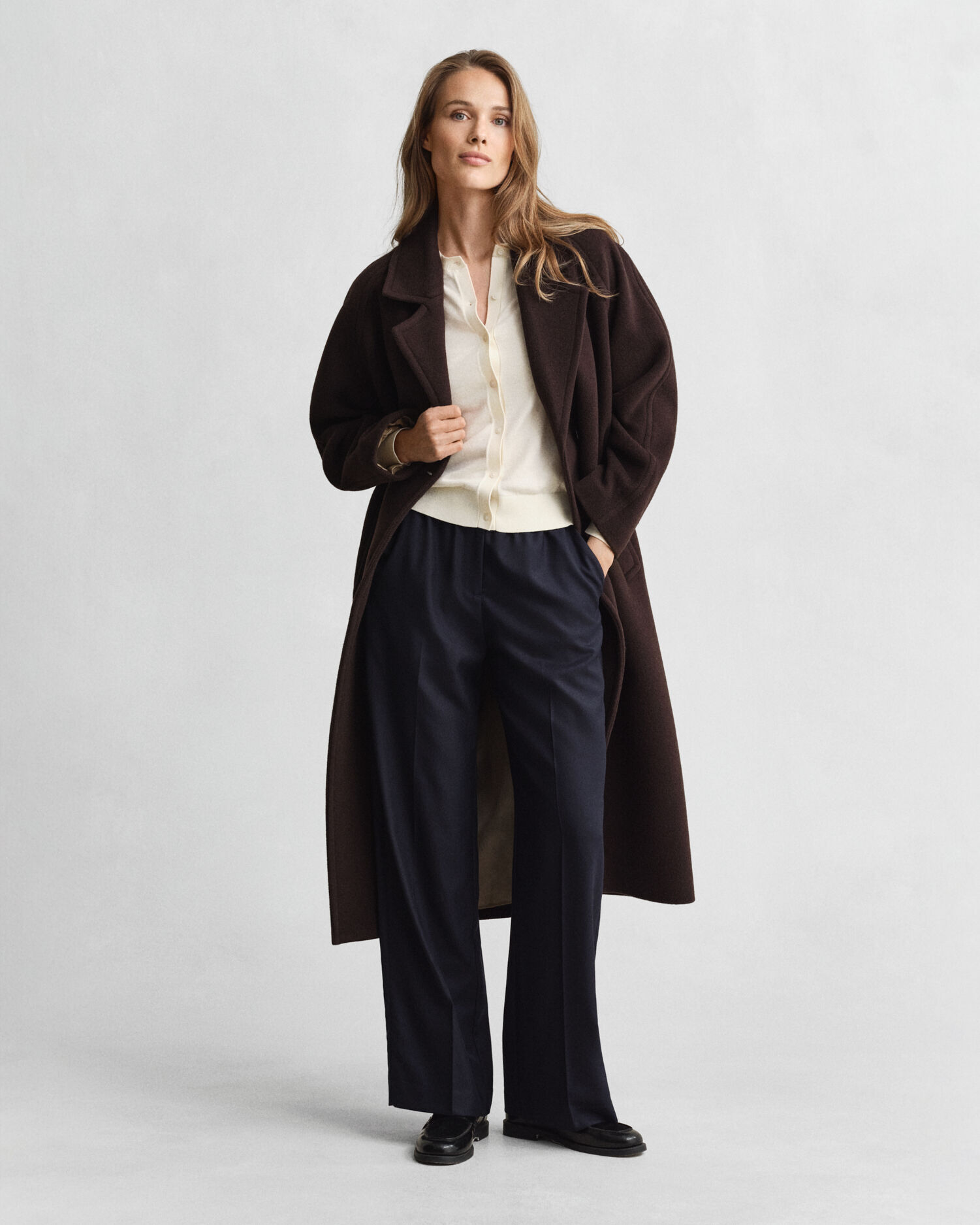 Cardigan girocollo leggero