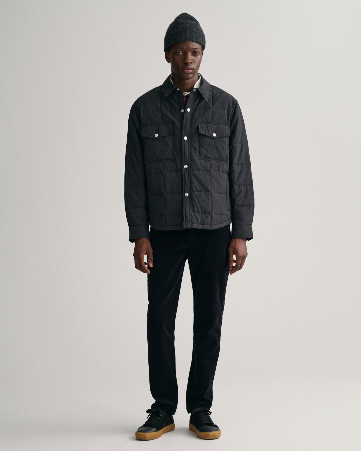 Giacca camicia trapuntata